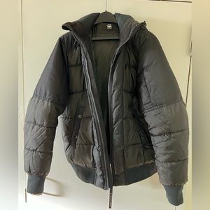 G-star raw Black puff winter jacket